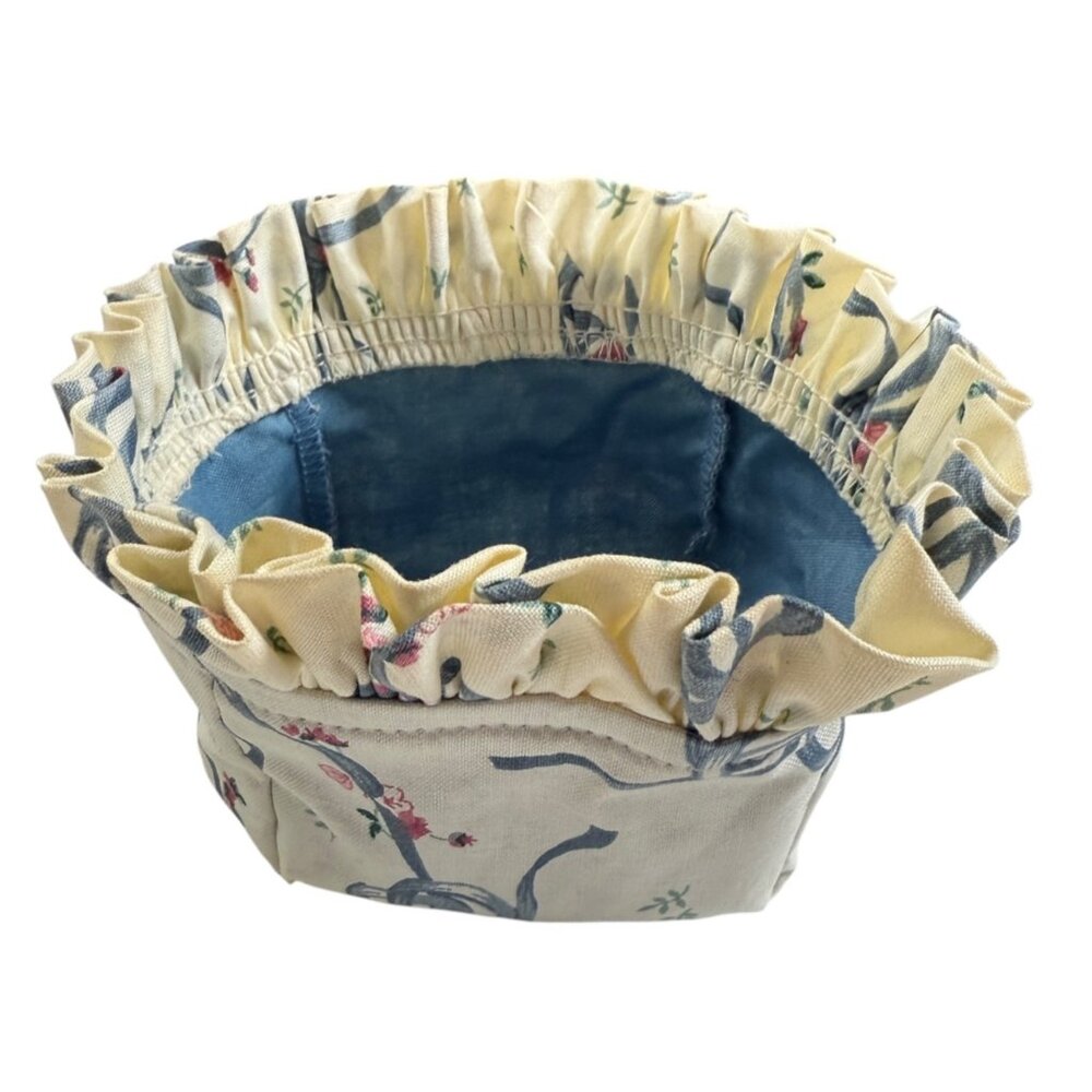 Longaberger Small Square Basket Liner Sweet Bazil 3”x 3” Vintage 1990s